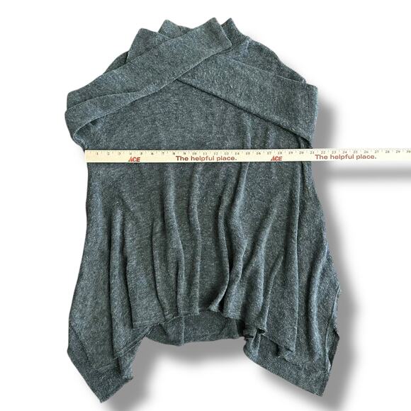 Altar’d State Green‎ Mock Neck Asymmetrical Hem Sweater Women’s Size M Soft Knit - Picture 3 of 6